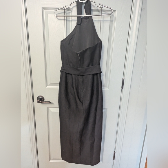 C/MEO Collective Medium Black Halter High Slit Dress - Picture 2 of 3
